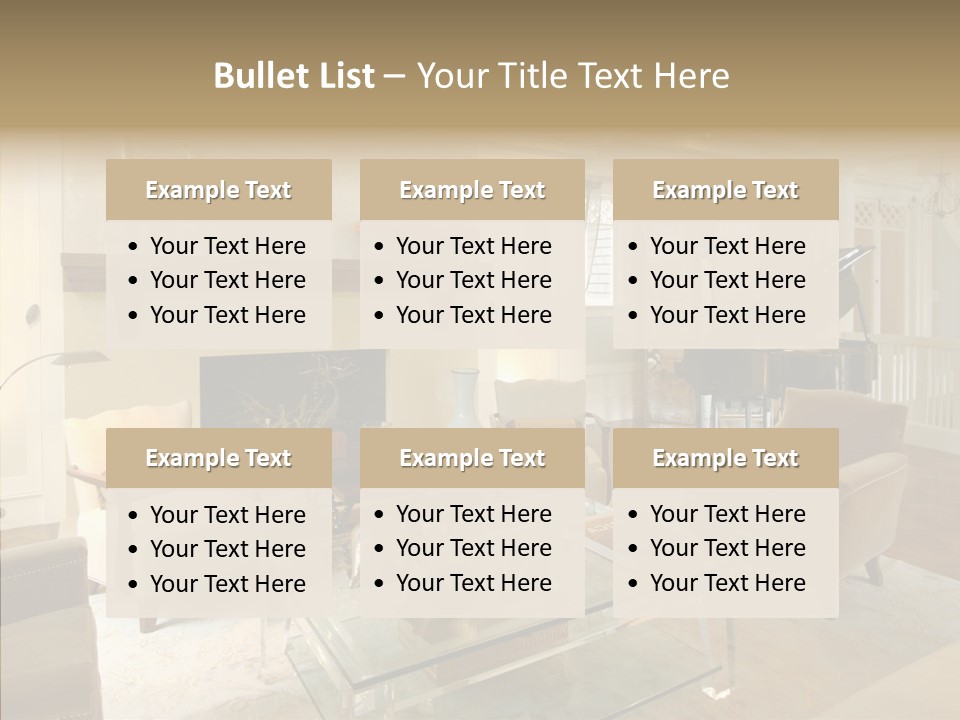 Modern Apartment Eclecticism PowerPoint Template