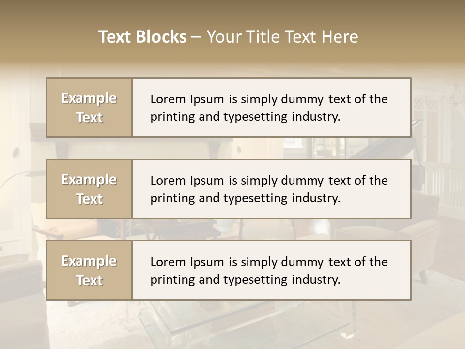 Modern Apartment Eclecticism PowerPoint Template