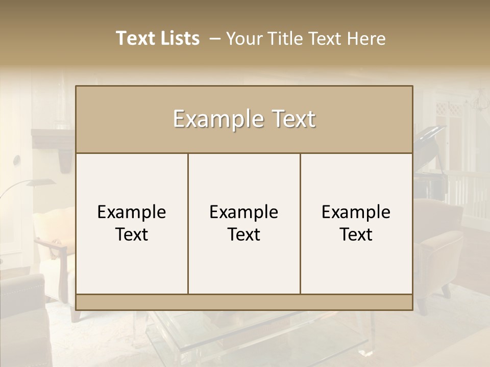Modern Apartment Eclecticism PowerPoint Template