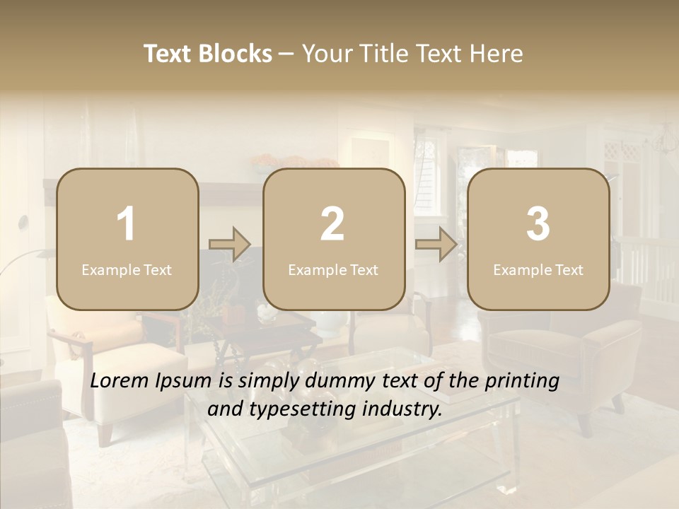 Modern Apartment Eclecticism PowerPoint Template