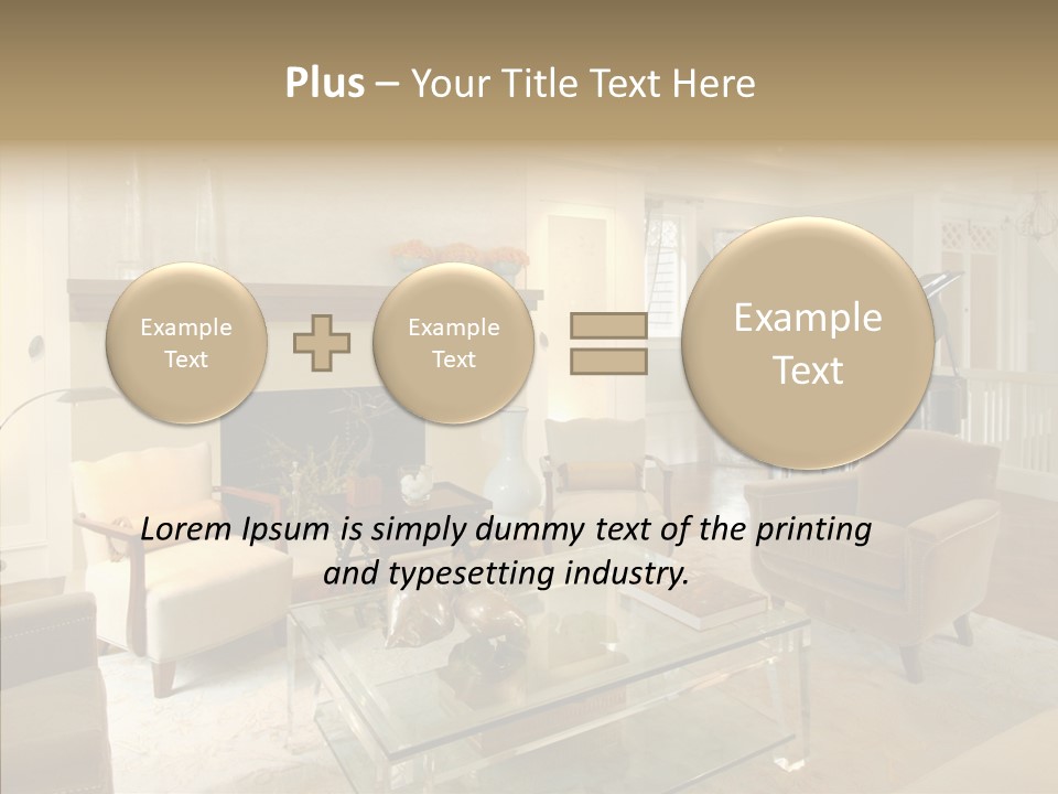 Modern Apartment Eclecticism PowerPoint Template