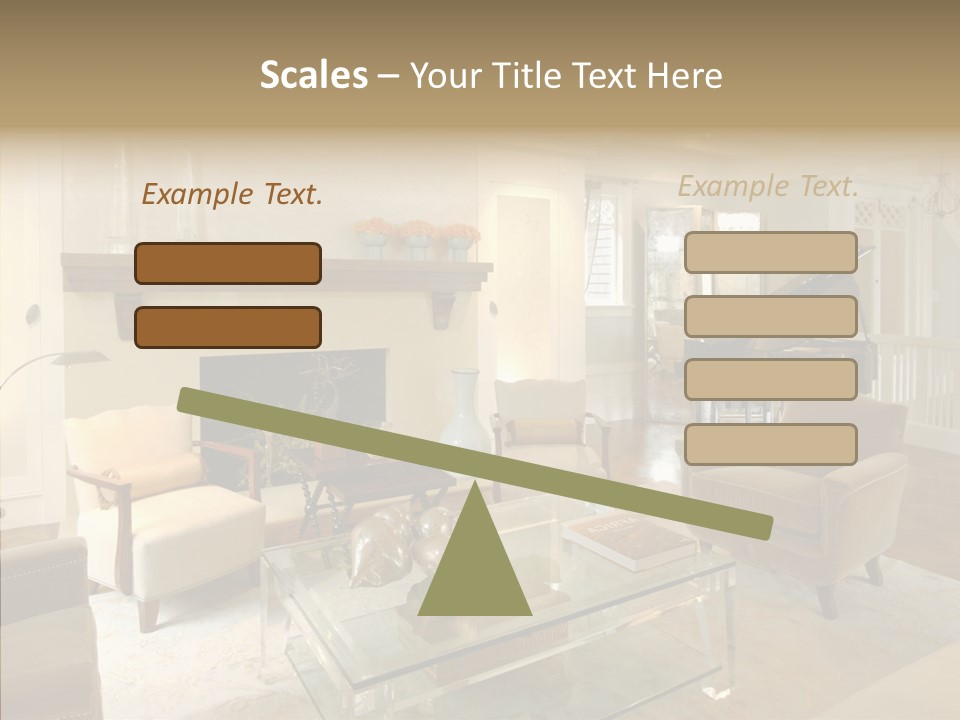 Modern Apartment Eclecticism PowerPoint Template