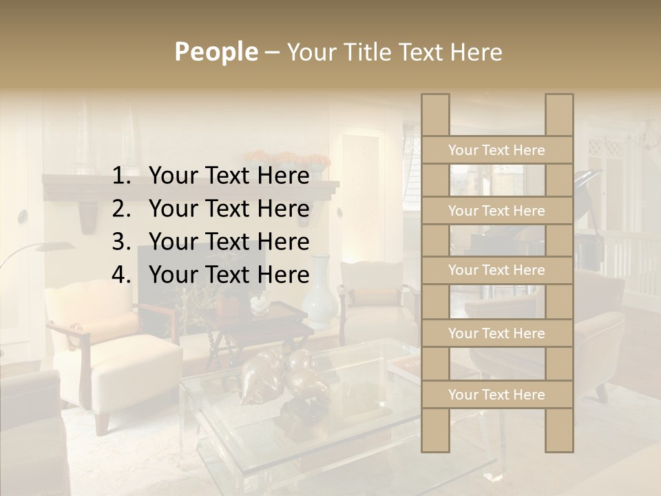 Modern Apartment Eclecticism PowerPoint Template