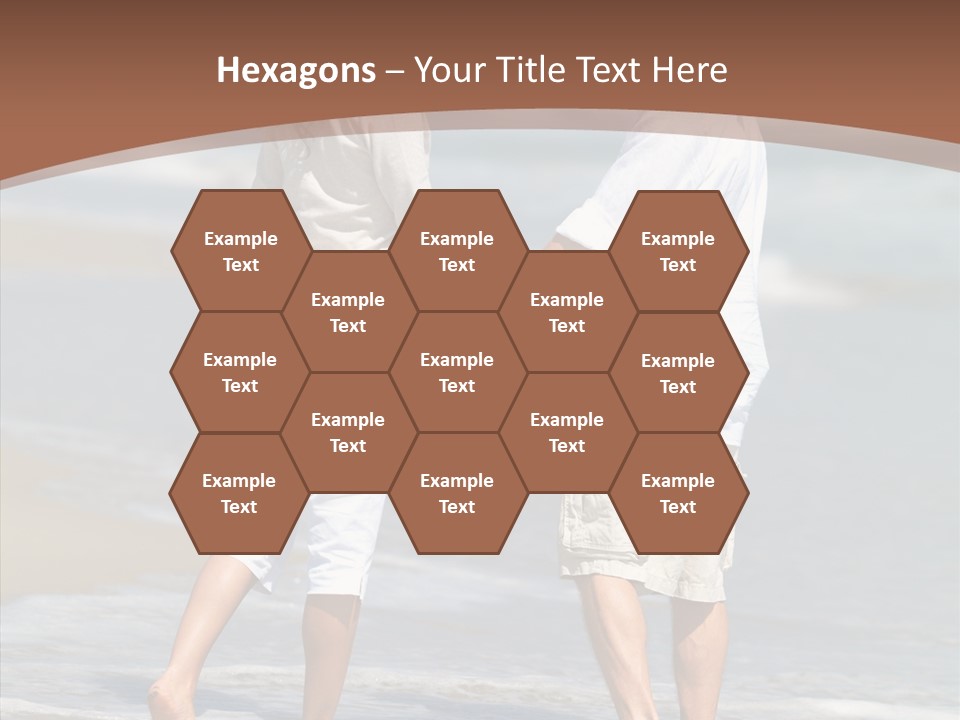 Table Figure Teamwork PowerPoint Template