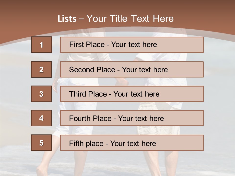 Table Figure Teamwork PowerPoint Template