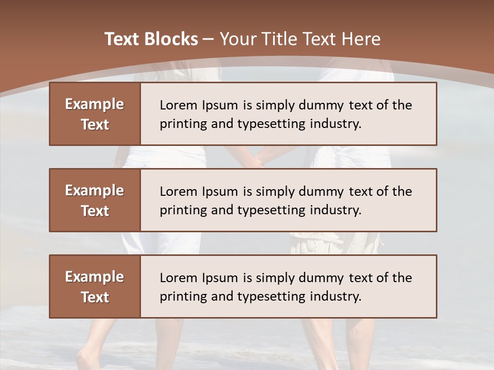 Table Figure Teamwork PowerPoint Template