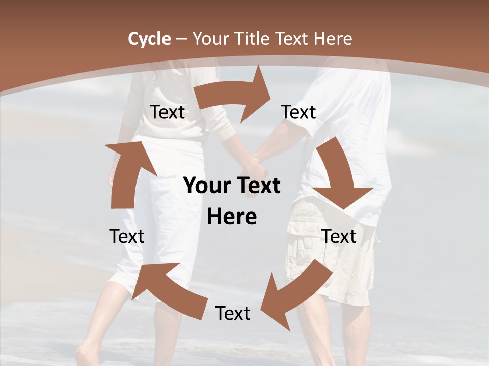 Table Figure Teamwork PowerPoint Template