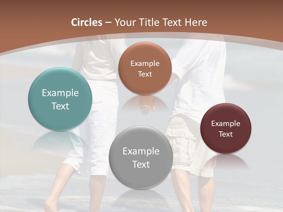 Table Figure Teamwork PowerPoint Template