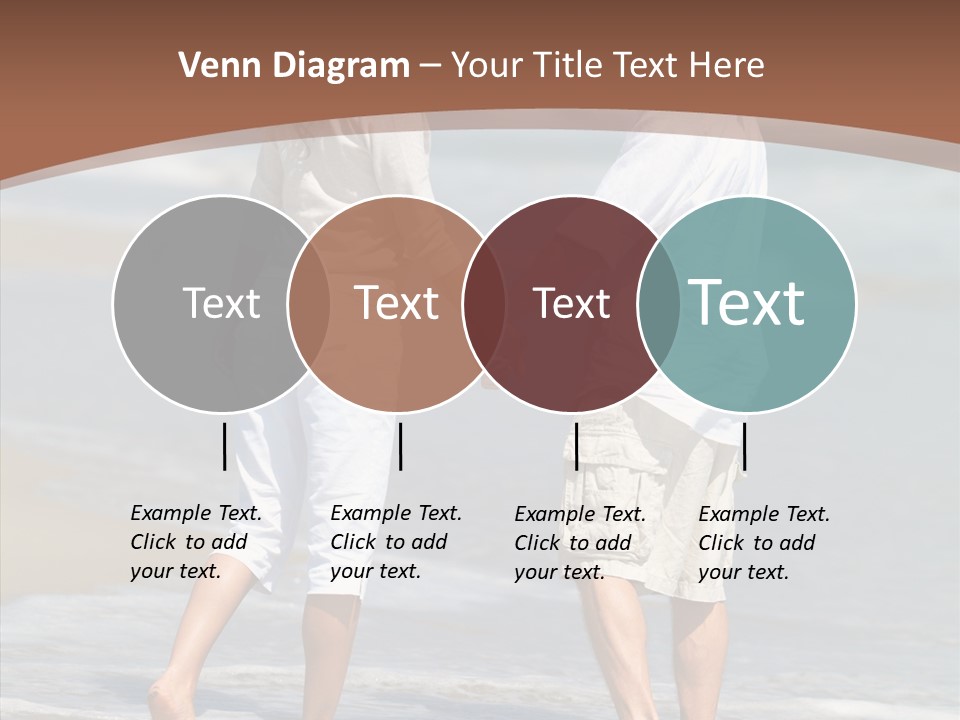 Table Figure Teamwork PowerPoint Template