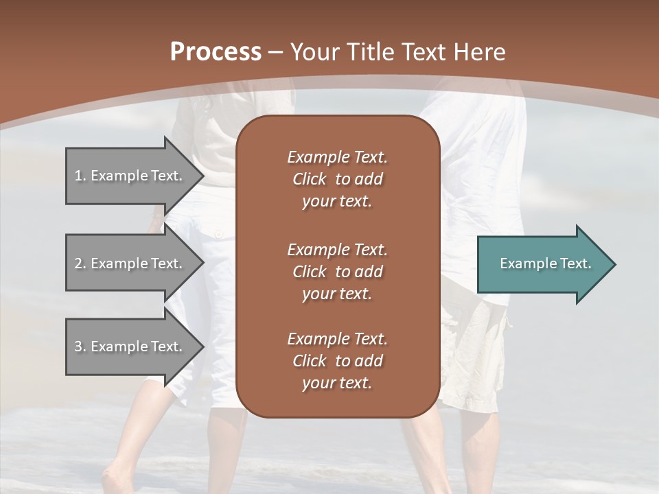 Table Figure Teamwork PowerPoint Template