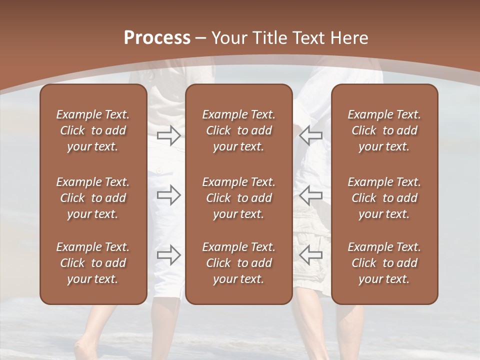 Table Figure Teamwork PowerPoint Template
