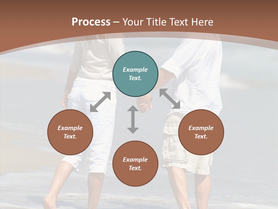 Table Figure Teamwork PowerPoint Template