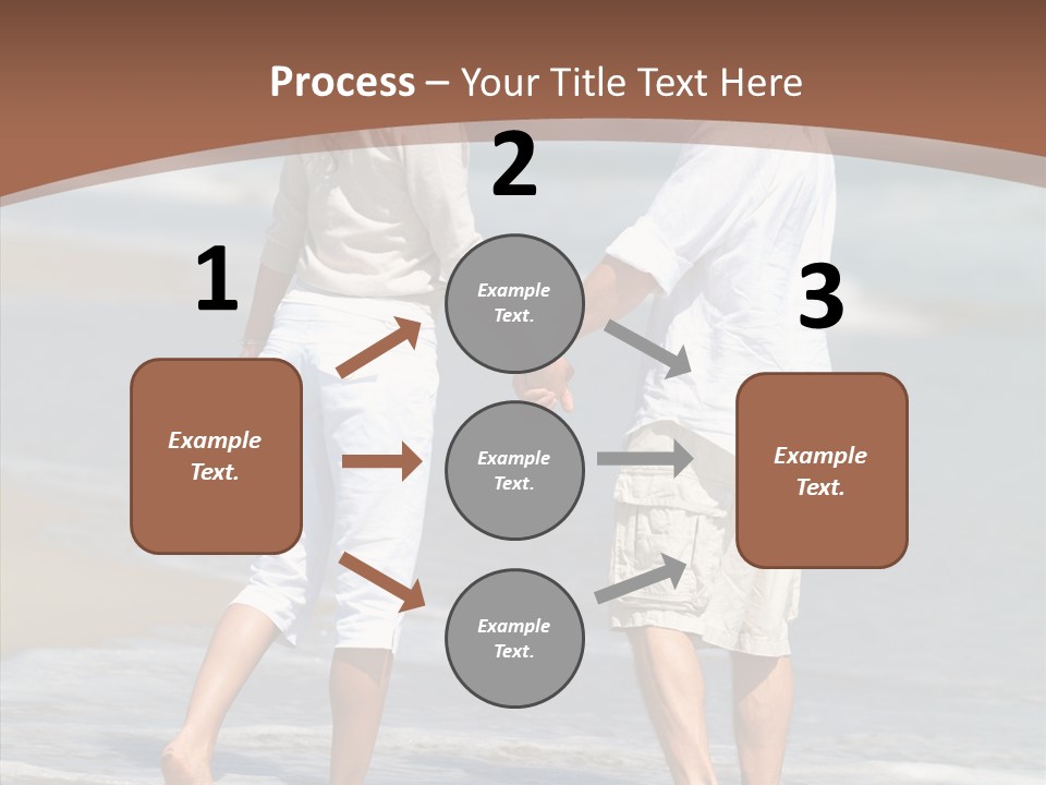 Table Figure Teamwork PowerPoint Template