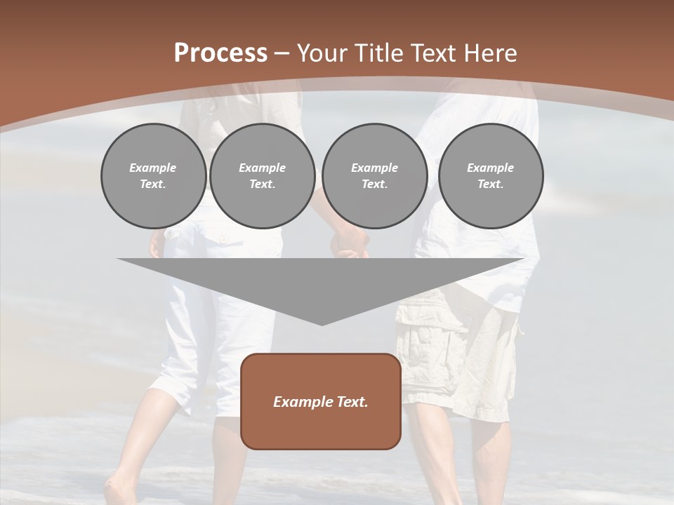 Table Figure Teamwork PowerPoint Template