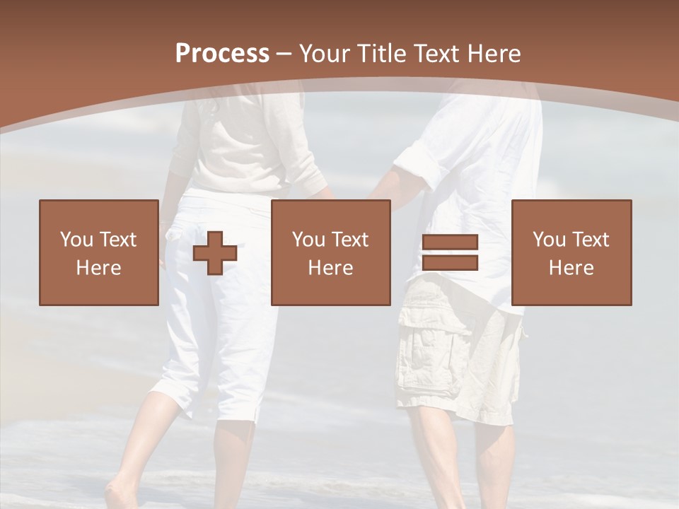 Table Figure Teamwork PowerPoint Template