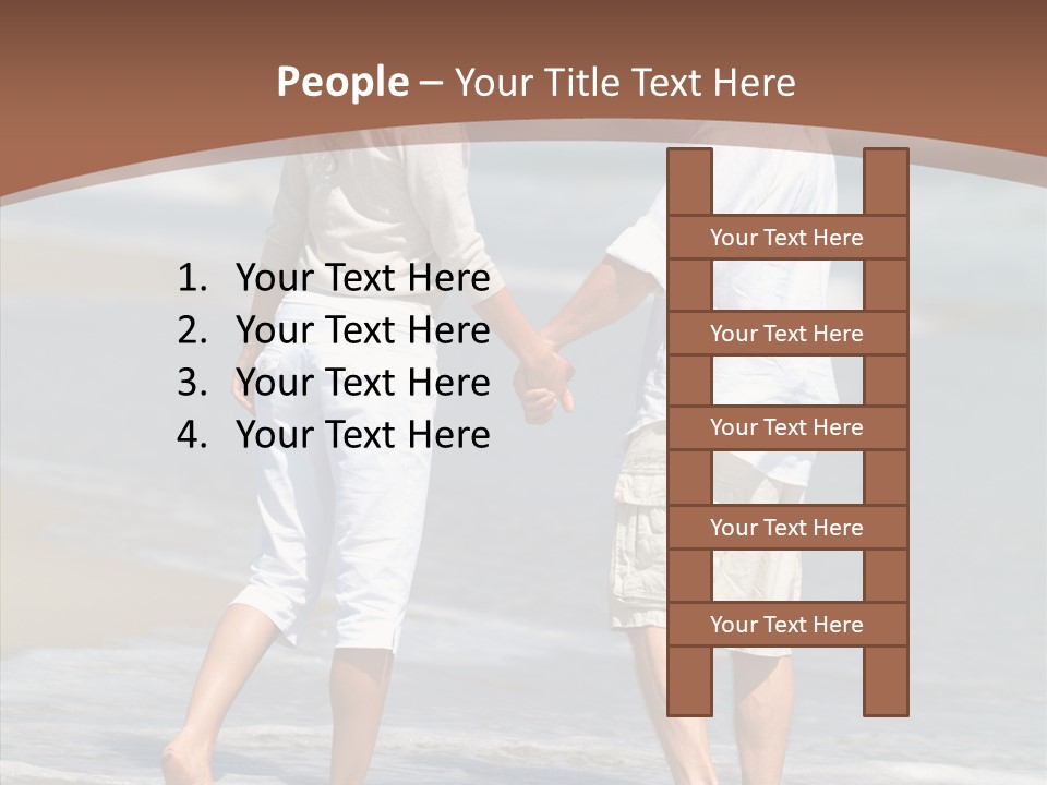 Table Figure Teamwork PowerPoint Template