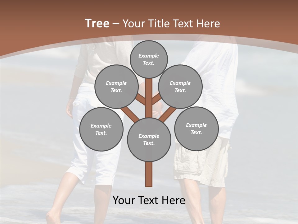 Table Figure Teamwork PowerPoint Template