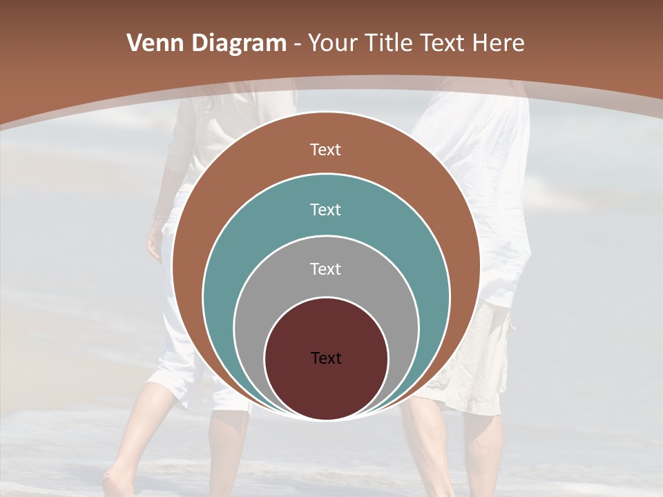 Table Figure Teamwork PowerPoint Template