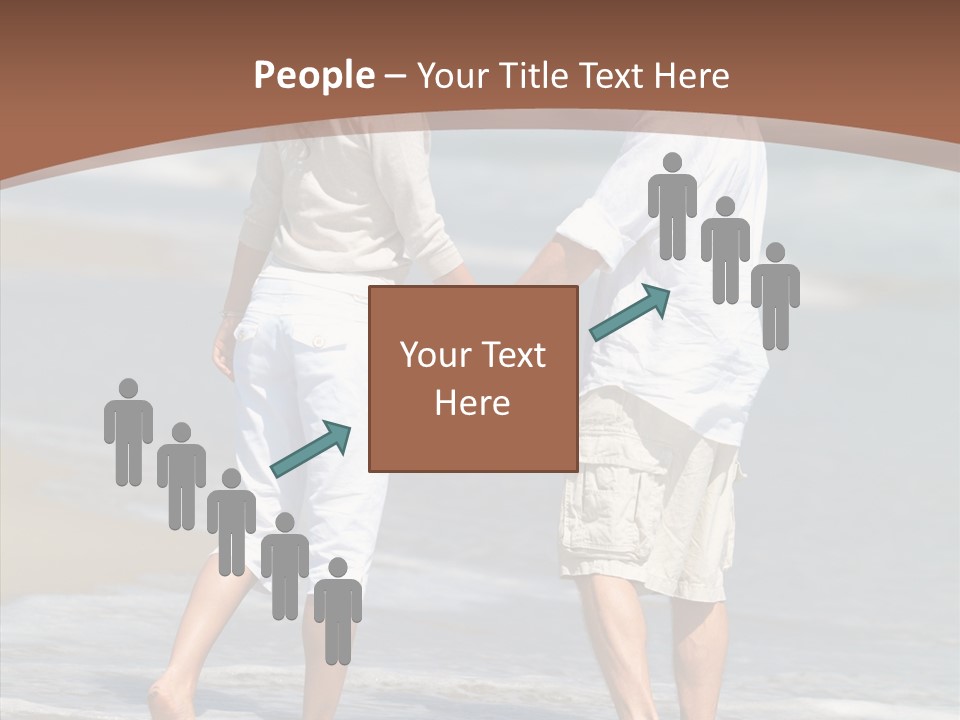 Table Figure Teamwork PowerPoint Template