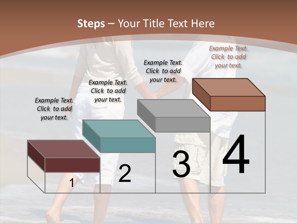 Table Figure Teamwork PowerPoint Template