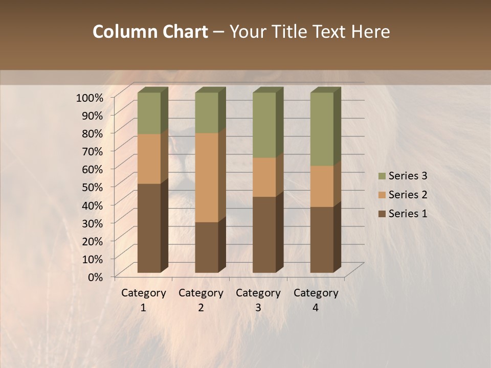 Stare Roar Africa PowerPoint Template