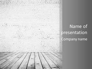 White Construction Clay PowerPoint Template