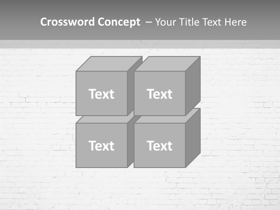 White Construction Clay PowerPoint Template