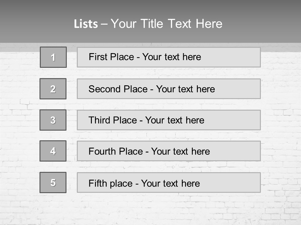 White Construction Clay PowerPoint Template