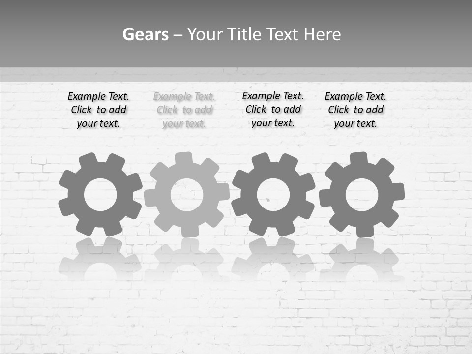 White Construction Clay PowerPoint Template