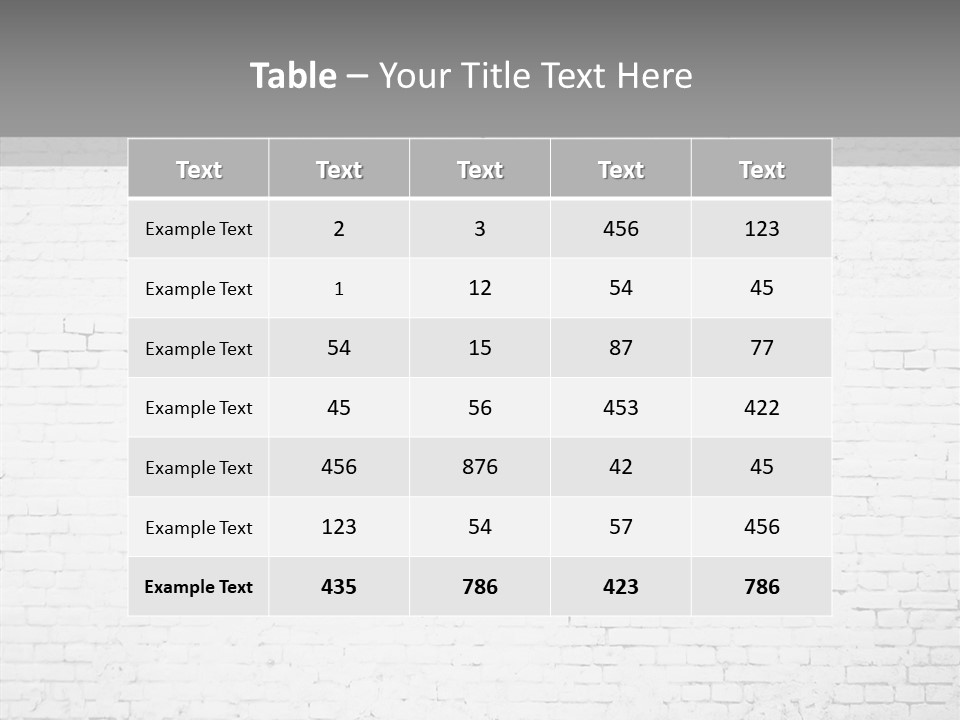 White Construction Clay PowerPoint Template
