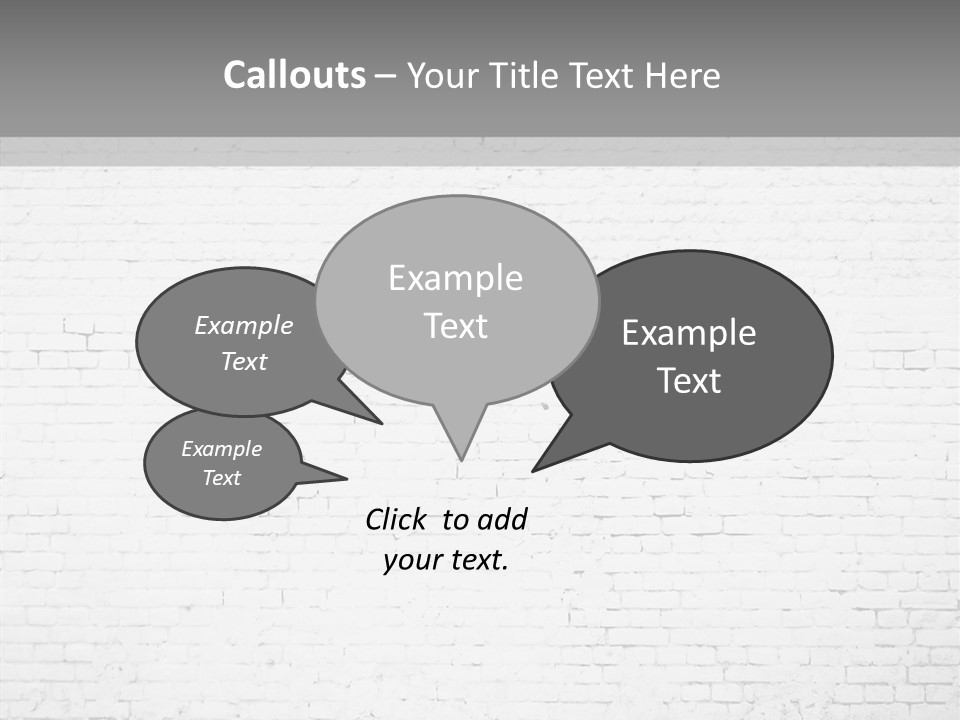 White Construction Clay PowerPoint Template