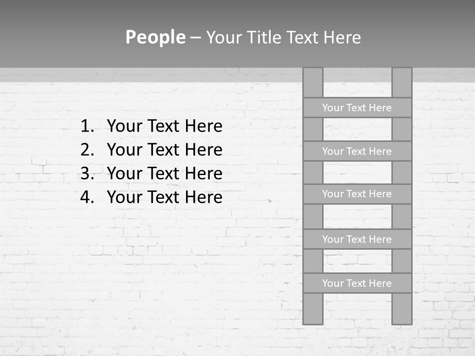 White Construction Clay PowerPoint Template