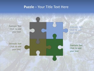 Sky Flora Scene PowerPoint Template