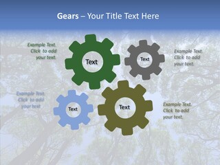 Sky Flora Scene PowerPoint Template