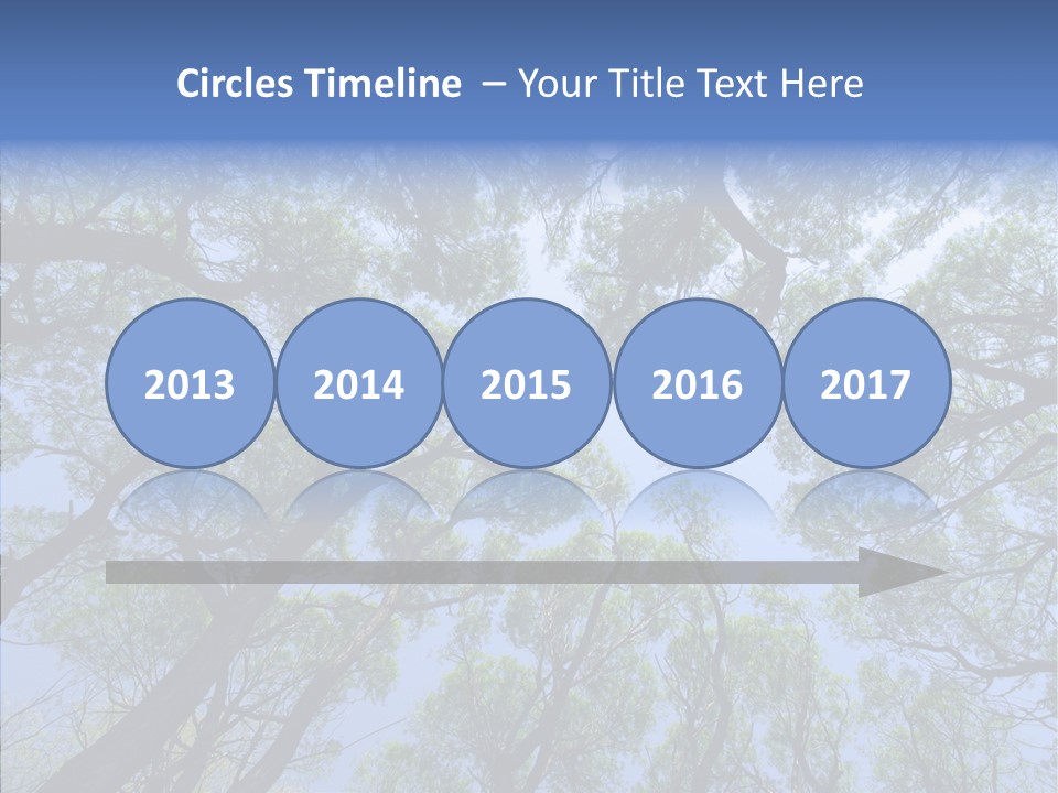 Sky Flora Scene PowerPoint Template
