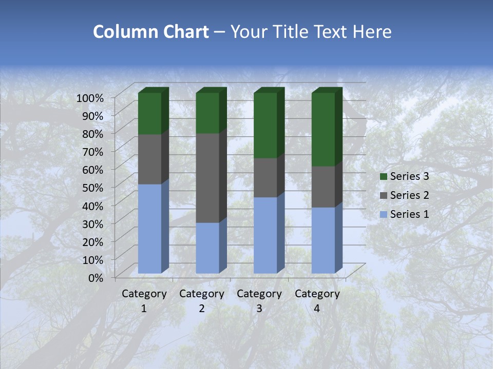 Sky Flora Scene PowerPoint Template