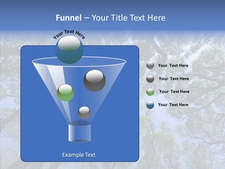 Sky Flora Scene PowerPoint Template