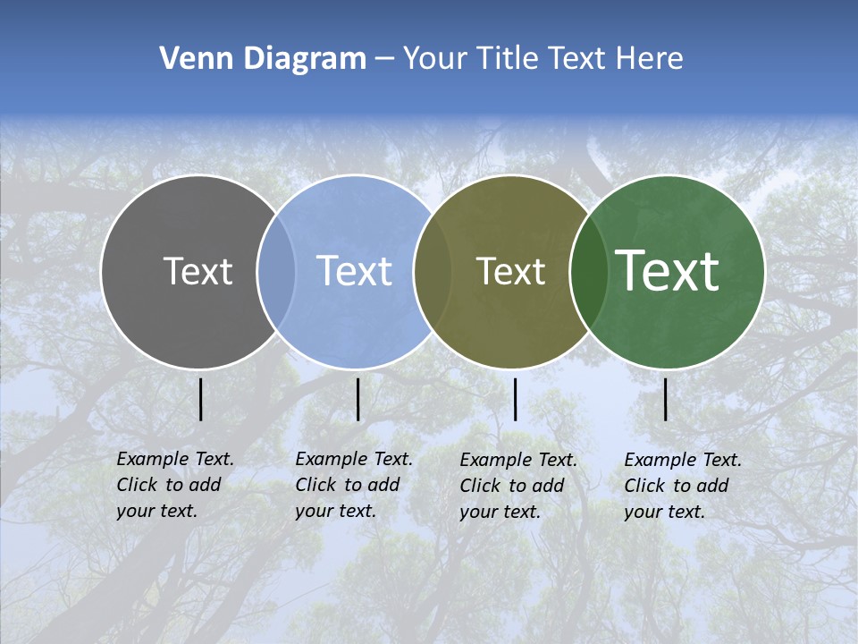Sky Flora Scene PowerPoint Template