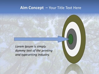 Sky Flora Scene PowerPoint Template