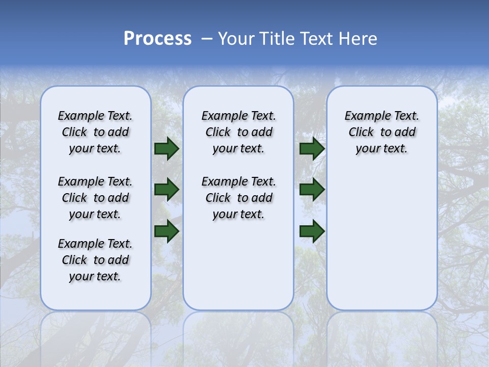 Sky Flora Scene PowerPoint Template