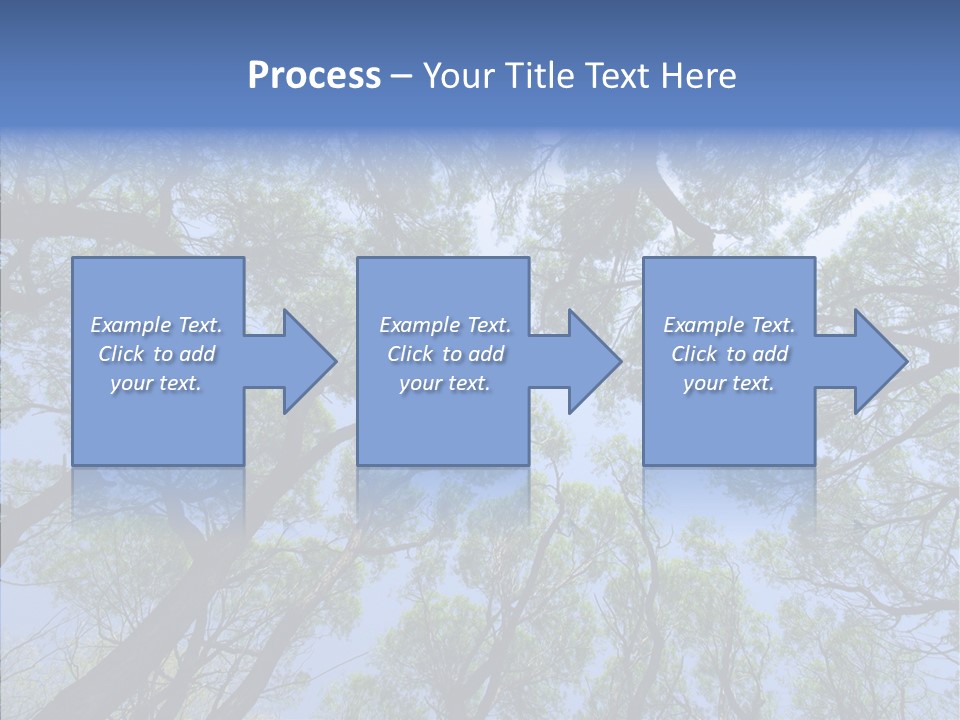 Sky Flora Scene PowerPoint Template