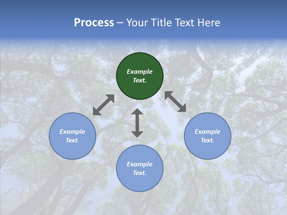 Sky Flora Scene PowerPoint Template