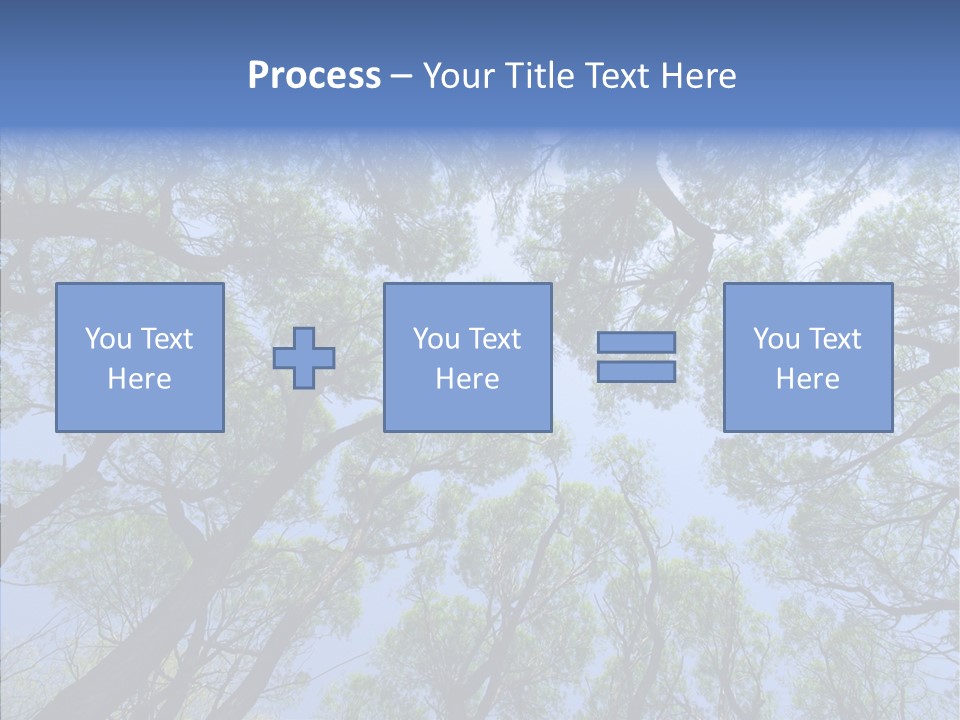Sky Flora Scene PowerPoint Template