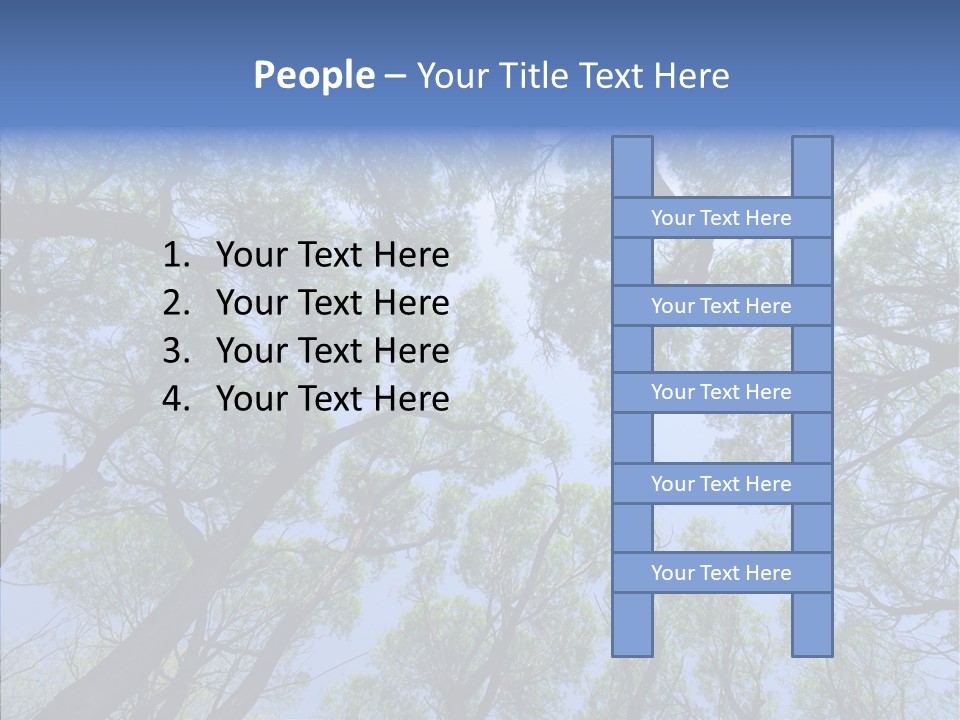 Sky Flora Scene PowerPoint Template