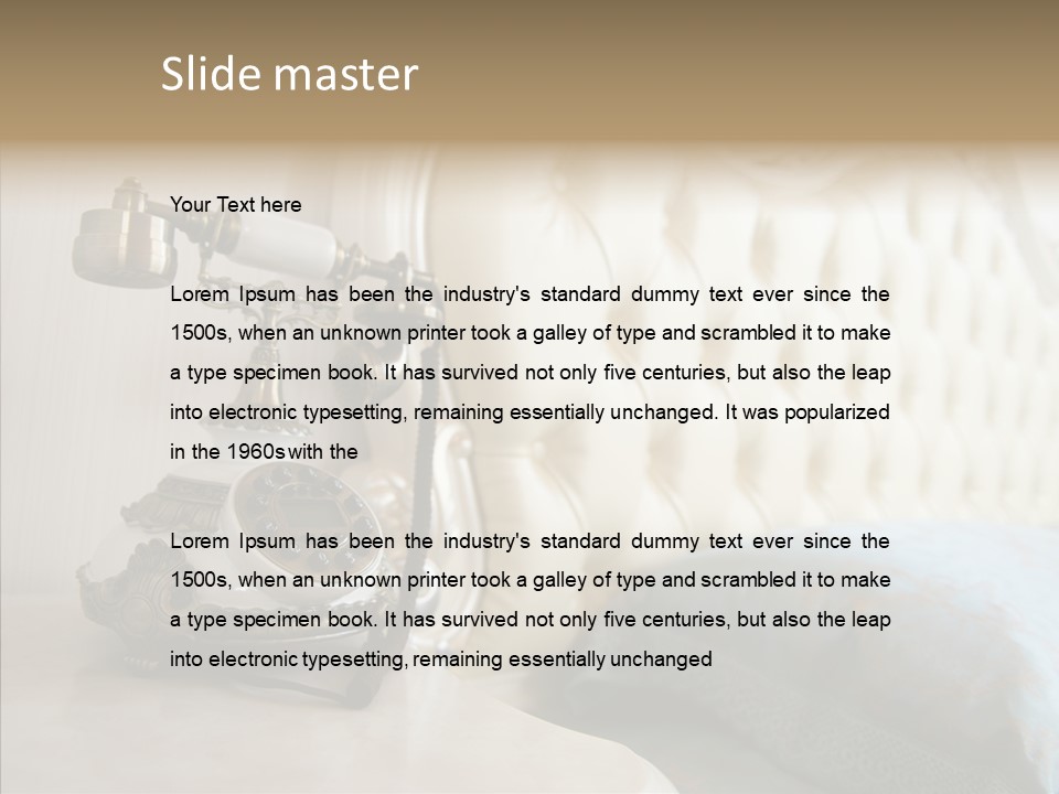 Interior Luxury Traditional PowerPoint Template