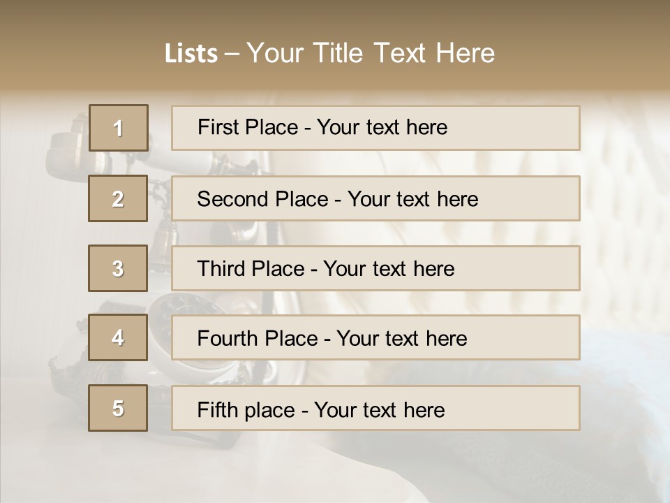 Interior Luxury Traditional PowerPoint Template