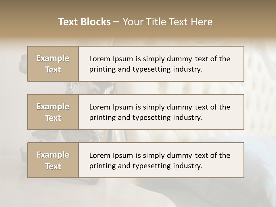 Interior Luxury Traditional PowerPoint Template