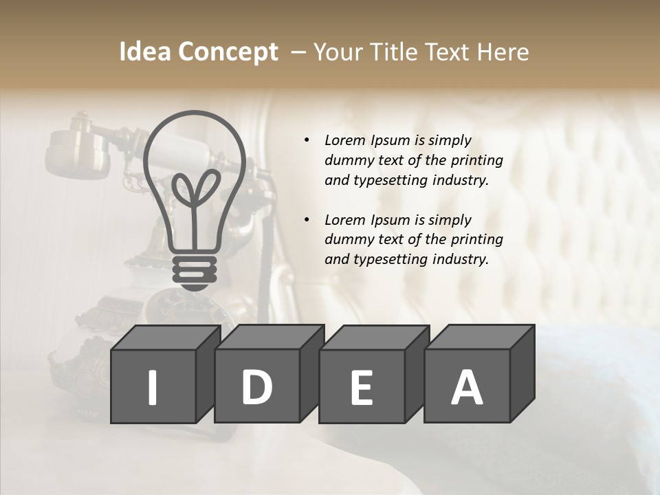 Interior Luxury Traditional PowerPoint Template