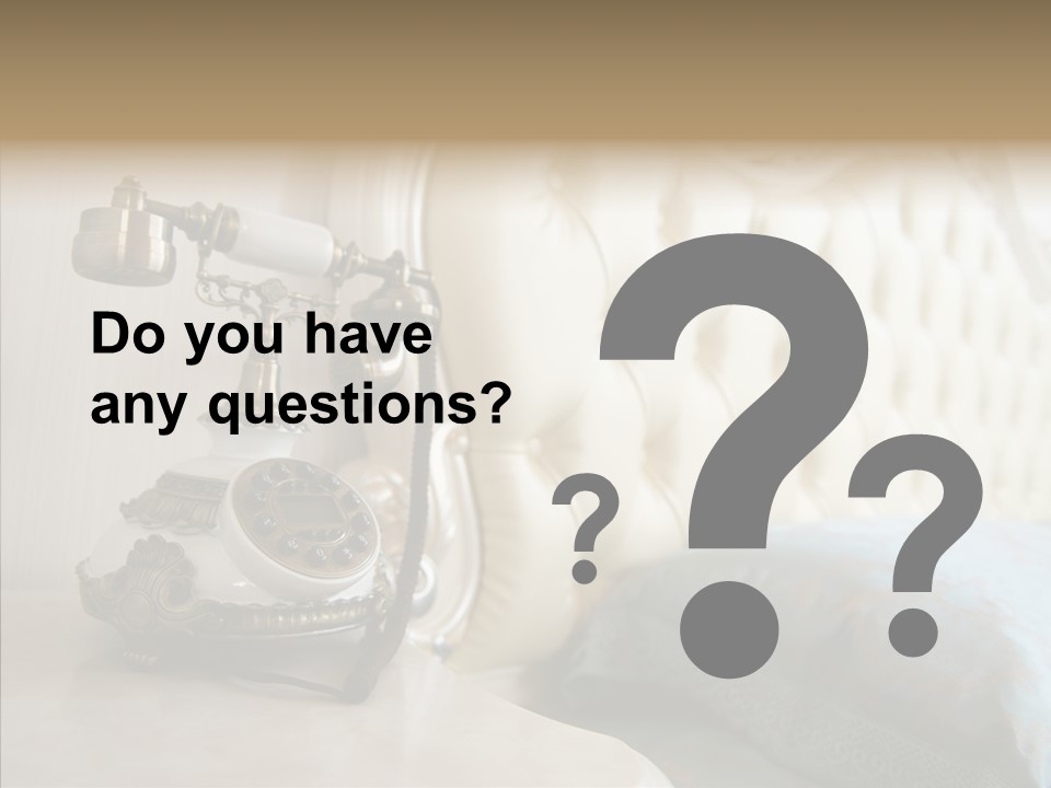 Interior Luxury Traditional PowerPoint Template