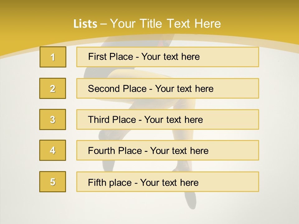 Dance Fashion Hair PowerPoint Template